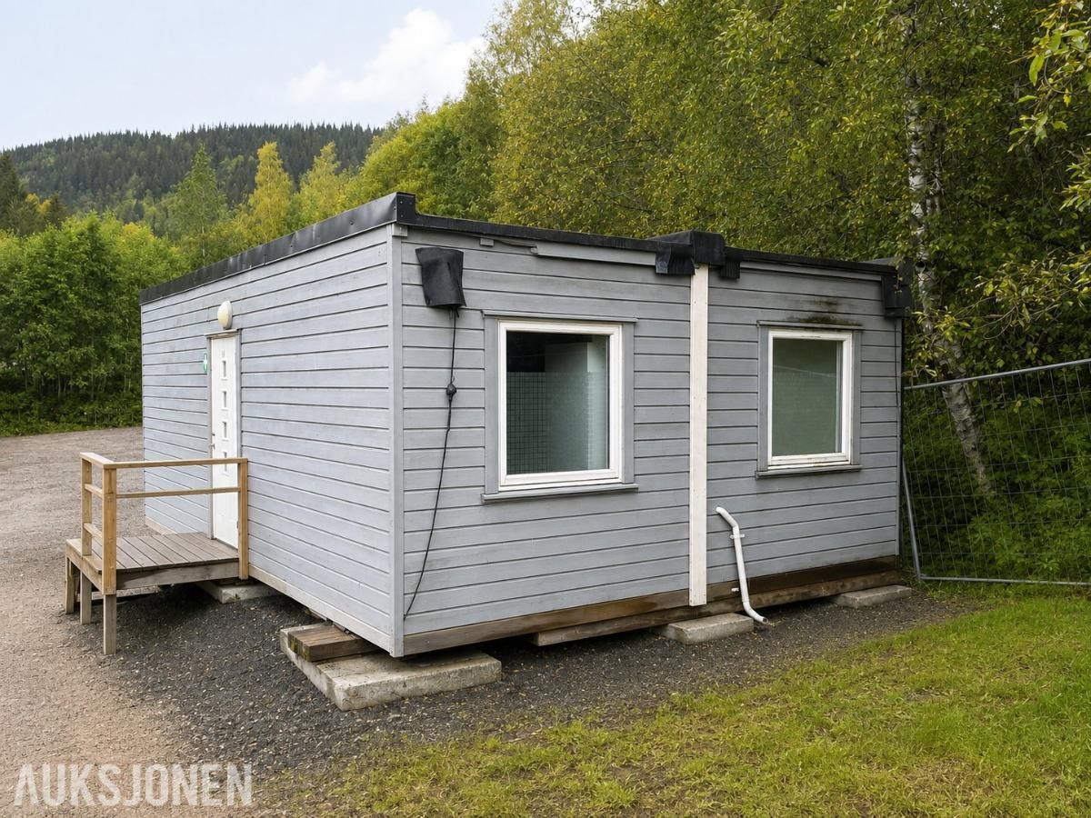Brakke / mannskapsbrakke ca. 30 M2 - kjøkken, garderobe og WC - Mo i Rana